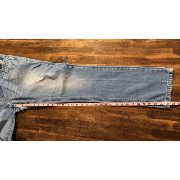 Red Ox Men’s 33 x 31.5 Jeans Straight Leg Blue Cotton Denim - Picture 7 of 8